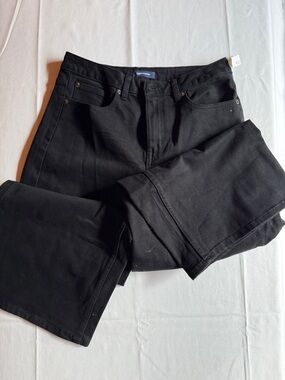 Black Amazon Basics Barrel Jeans